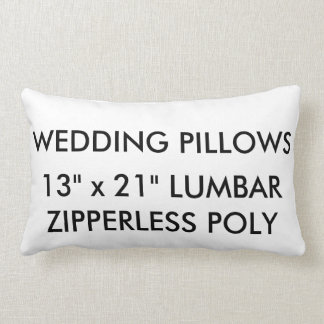 Kundenspezifisches Wedding Zipperless Lendenkissen