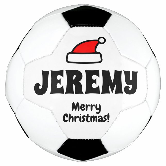 Kundenspezifisches Weihnachts-Fußball-Sportgeschen Fußball (Vorderseite)