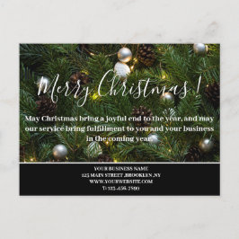 Kundenspezifisches Weihnachtsgeschäft Feiertagspostkarte