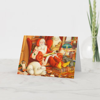 Kundenspezifisches Weihnachtsmann- oder Feiertagskarte