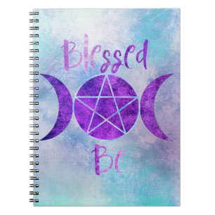kundenspezifisches Wiccan Spirituosen-Foto-Noteboo Notizblock