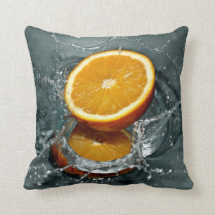 Kundenspezifisches Wurfskissen des orange Kissen