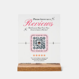 Kundenübersicht Benutzerdefiniert - rosa Feminine  Acrylschild