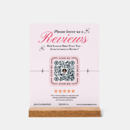 Kundenübersicht Benutzerdefiniert - rosa Feminine  Acrylschild