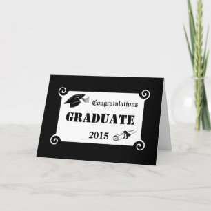 Kundenwunsch Graduate 2015 Grußkarte Karte