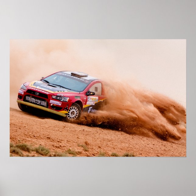 Kundgebung China, Mitsubishi Evo Poster (Vorne)