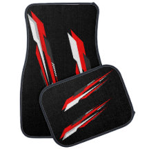 Kundgebung Rotes Set von Autos