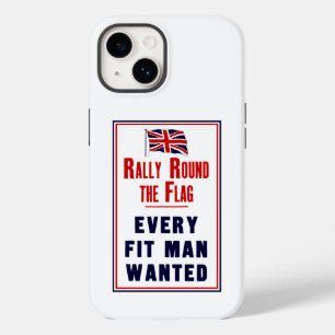Kundgebung um die Flagge ~ Jeder Mann, der die Fit Case-Mate iPhone 14 Hülle
