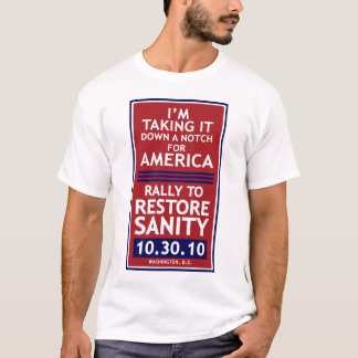 Kundgebung zum Wiederherstellungs-Vernunfts-T - T-Shirt