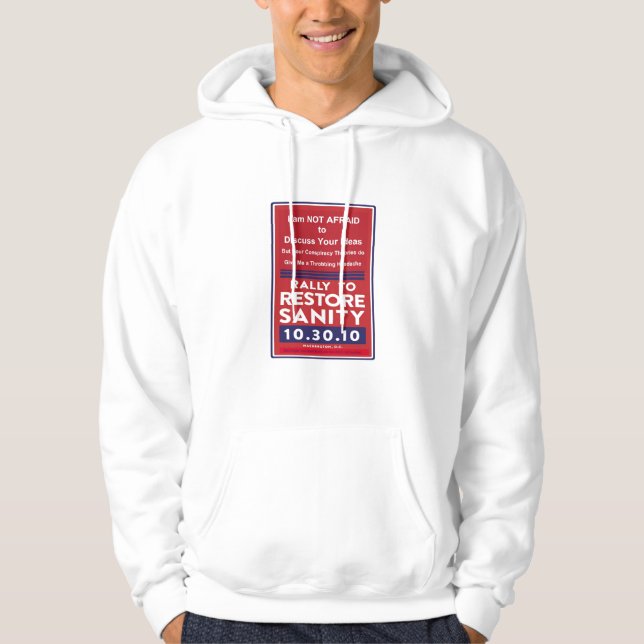 Kundgebung zur Wiederherstellungs-Vernunft, Hoodie (Vorderseite)