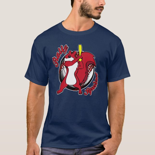Kundgebungs-Eichhörnchen - Männer blau T-Shirt (Vorderseite)