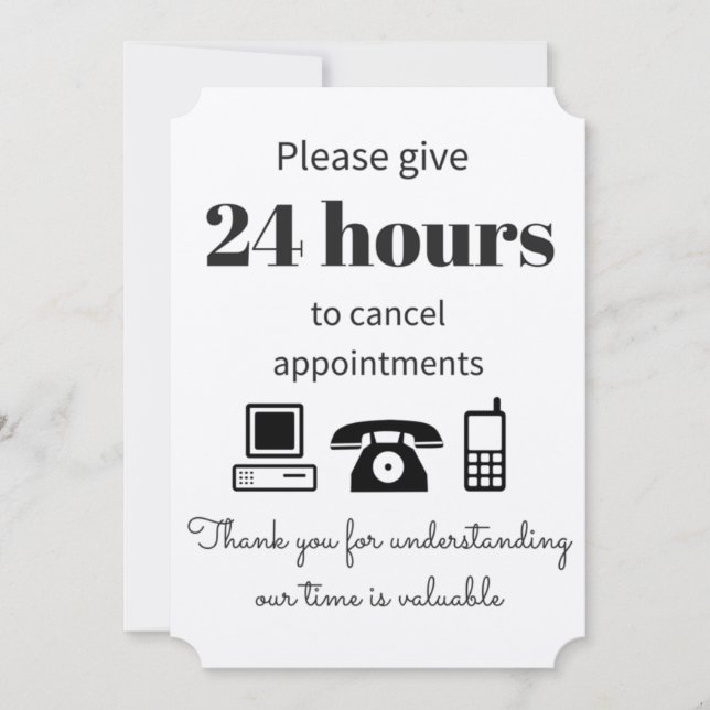 Kündigungsbekanntmachung (Vorderseite)