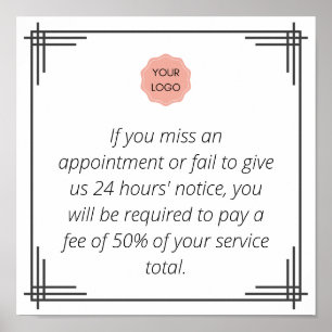 Kündigungsbekanntmachung Poster