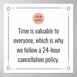 Kündigungsbekanntmachung Poster