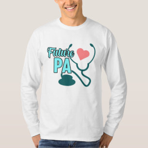 Künftige Arztassistentin Medizinstudenten Gra T-Shirt