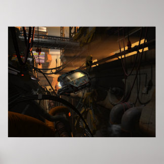 Künftige Banditen - Cyberpunk-Poster Poster