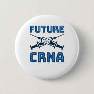 Künftige CRNA-Krankenschwester Button