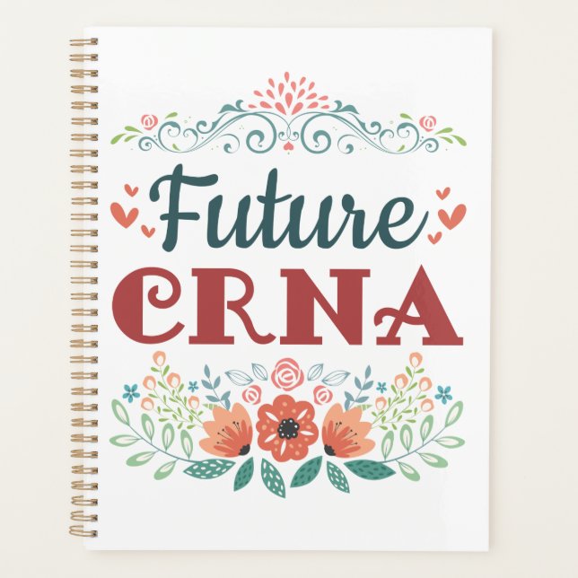 Künftige CRNA Nurse Anästhesiologin Planer (Vorderseite)
