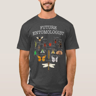 Künftige Entomologen-Arten von Insektenbugs T-Shirt