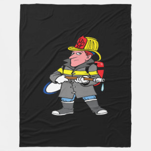 Künftige Feuerwehrschläuche Jacket & Helm Rescue Fleecedecke