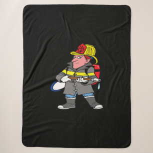 Künftige Feuerwehrschläuche Jacket & Helm Rescue Sherpadecke