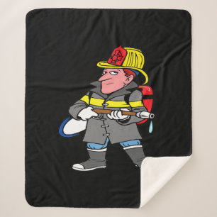 Künftige Feuerwehrschläuche Jacket & Helm Rescue Sherpadecke