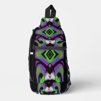 Künftige Formen Light Totem Neon Prism Crossbody Bag