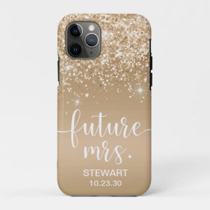 Künftige Frau Gold Glitter Case-Mate iPhone-Hülle iPhone Hülle