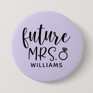 Künftige Frau Junggeselinnen-Abschied Button