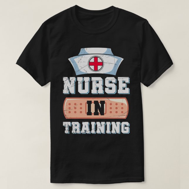Künftige Krankenschwester Medizinstudium Hospi T-Shirt (Design vorne)