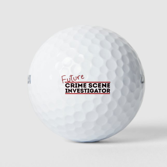 Künftige Kriminalitätsforschung Golfball (Vorderseite)