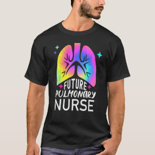 Künftige Lungenentzündung Gefärbte Krawatte Lungen T-Shirt