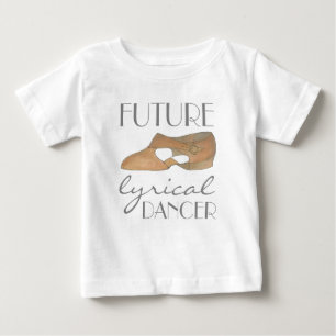 KÜNFTIGE LYRISCHE TANCER Tan Dance Shoe Baby T-shirt