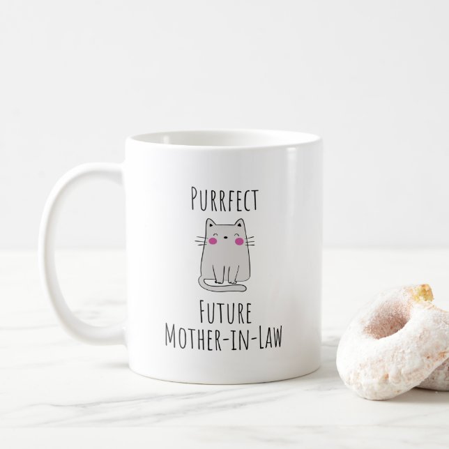 Künftige Mutter im Recht Neue Mutter im Recht Kaffeetasse (Mit Donut)