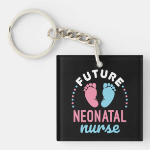 Künftige Neugeborene Nurse NICU Nursing Abschluss Schlüsselanhänger