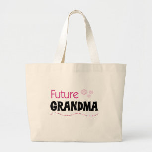 Künftige Oma Tshirts und Geschenke Jumbo Stoffbeutel