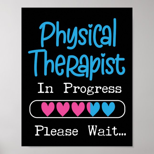 Künftige Physikaltherapeutische Therapie im Gange Poster (Vorne)