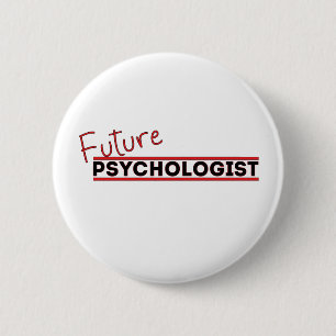 Künftige Psychologin Button