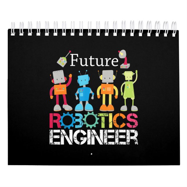 Künftige Robotik-Ingenieure Roboter Lover Kostümge Kalender (Titelbild)