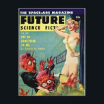 Künftige Science Fiction Postkarte<br><div class="desc">Genießen Sie diese phantastische Zukunft Science Fiction Postkarte!</div>