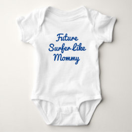 Künftige Surfer wie Mommy Baby Bodysuit Strampler