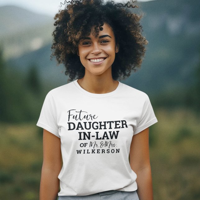 Künftige Tochter in Law WV Bridge Hochzeit T-Shirt (Von Creator hochgeladen)