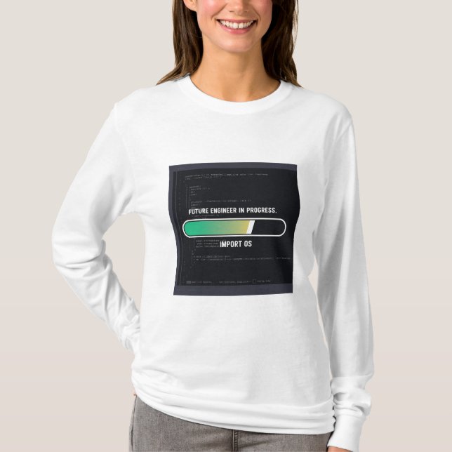 "Künftige Träume in Arbeit - Tragen Sie Ihr Ehrgei T-Shirt (Vorderseite)