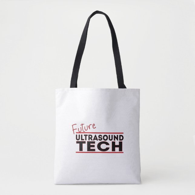 Künftige Ultrasound Tech Tote Bag Tasche (Vorderseite)