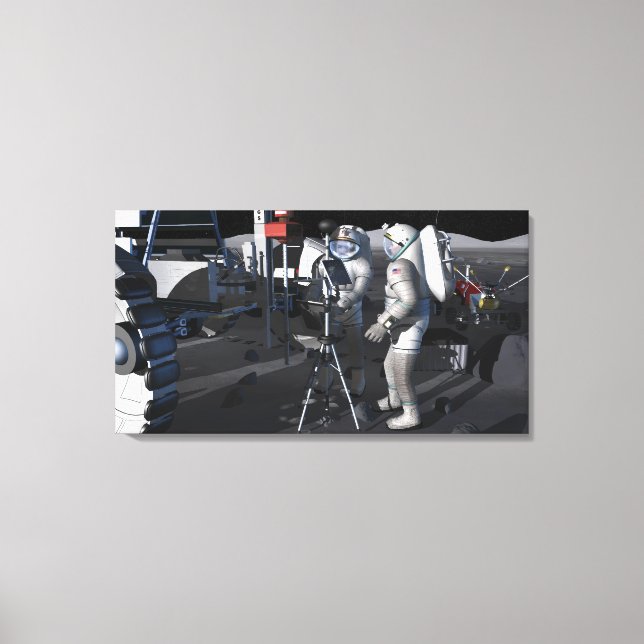 Künftige Weltraumforschungen 5 Leinwanddruck (Vorderseite)