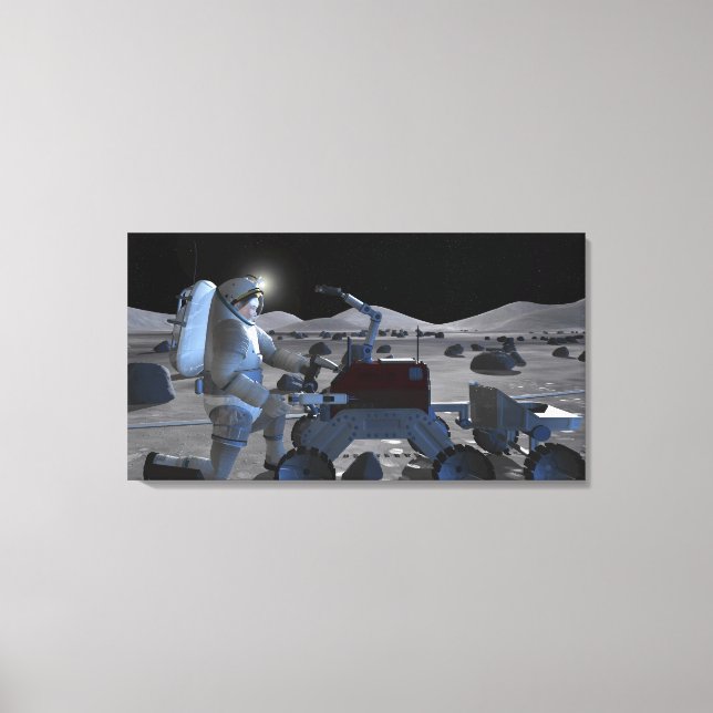 Künftige Weltraumforschungsmissionen 10 Leinwanddruck (Vorderseite)