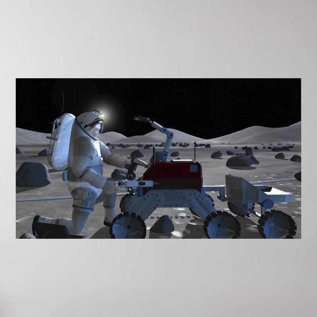 Künftige Weltraumforschungsmissionen 10 Poster (Vorne)