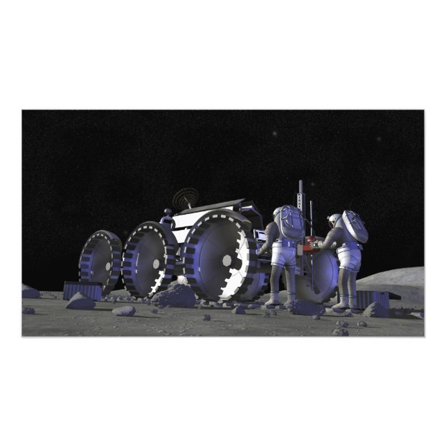 Künftige Weltraumforschungsmissionen 12 Fotodruck (Vorne)