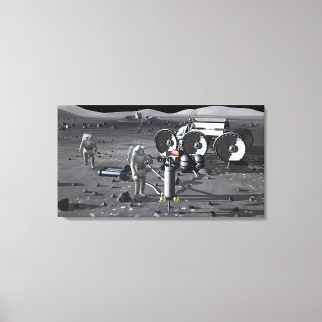 Künftige Weltraumforschungsmissionen 2 Leinwanddruck (Vorderseite)