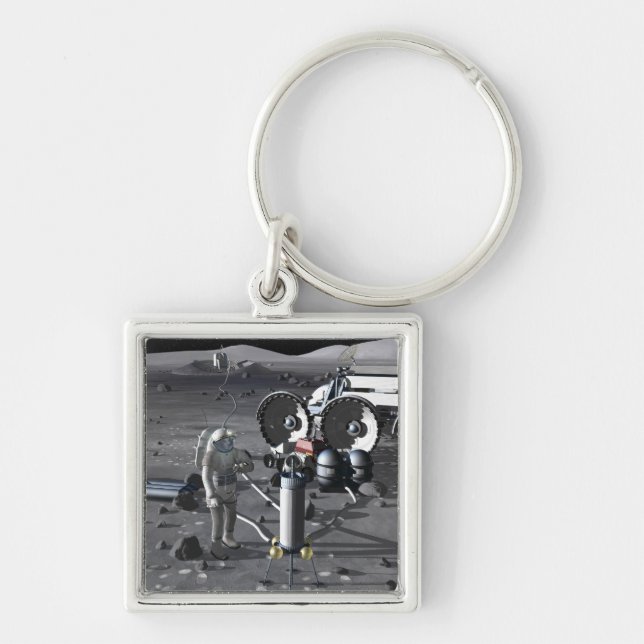 Künftige Weltraumforschungsmissionen 2 Schlüsselanhänger (Vorne)
